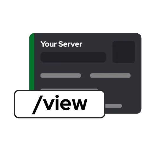 Illustration of the view command